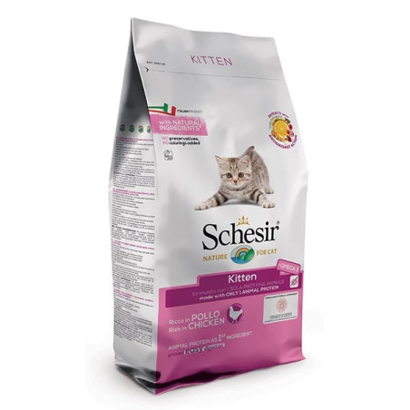 SCHESIR Dry Line Kitten con Pollo 10 kg. - 