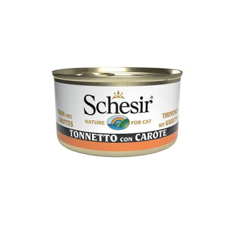 Schesir Gatto - Meeresspezialitäten Thunfisch und Karotten 85 g