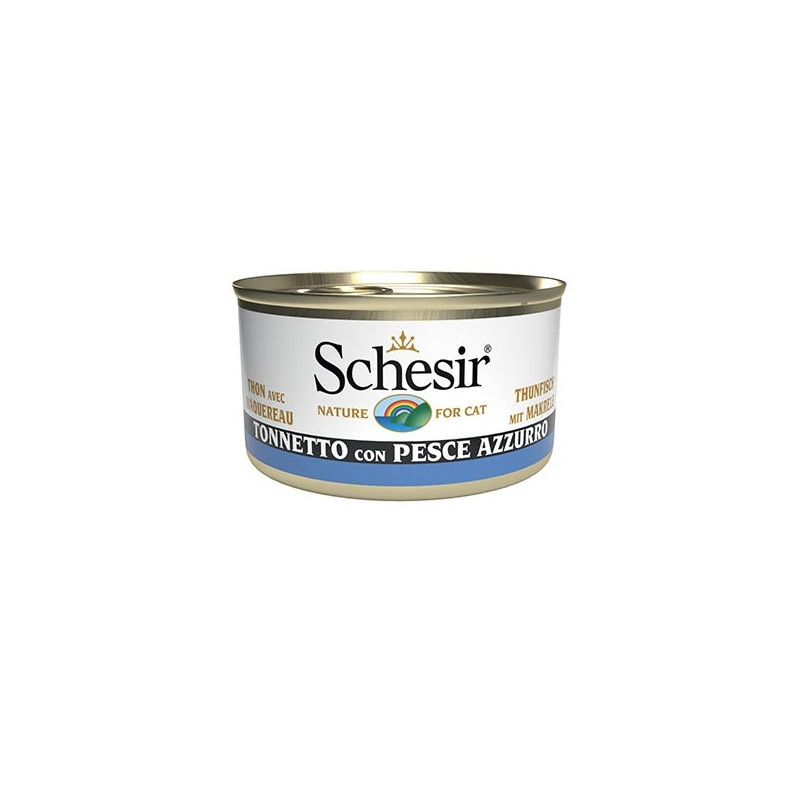 Schesir Chat - Specialità del mare Tonnetto et Poisson azzurro 85 g Schesir Chat - Specialità del mare Tonnetto et Poisson azzurro 85 g