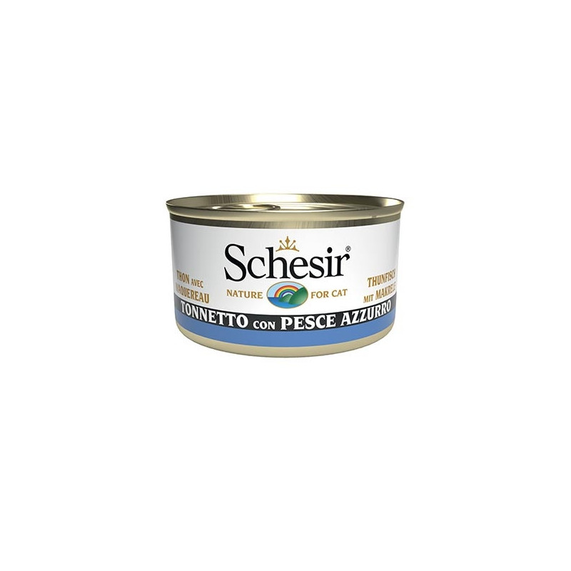 Schesir Gatto - Spezialitäten des Meeres Thunfisch und Blaufisch 85 g