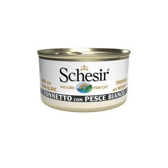 Schesir Gatto - Specialità del mare Tonnetto e Pesce bianco 85 g - 