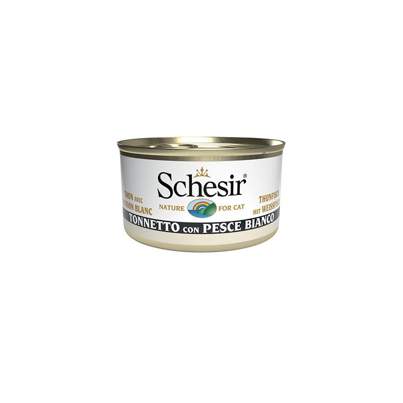 Schesir Chat - Specialità del mare Tonnetto et Poisson bianco 85 g Schesir Chat - Specialità del mare Tonnetto et Poisson bianco 85 g