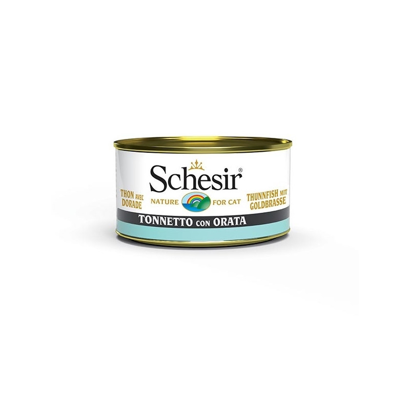 Schesir Gatto - Specialties of the sea Tuna and Sea Bream 85 g