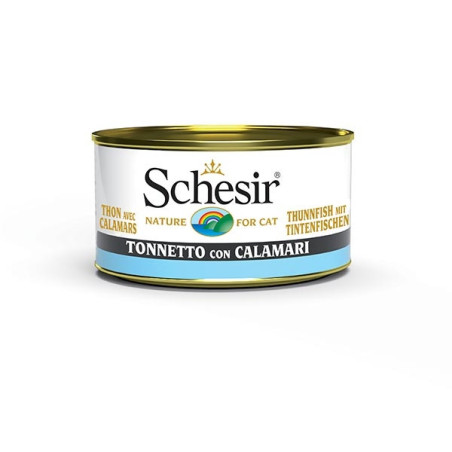 Schesir Gatto -Specialità del mare Tonnetto e Calamari 85 g - 