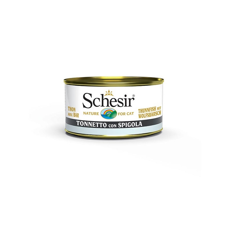 Schesir Gatto - Specialties of the sea Tuna and Sea Bass 85 g