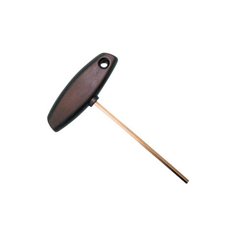 KRUUSE Clé en T da 4 mm pour râpe à dents Equivet De Luxe