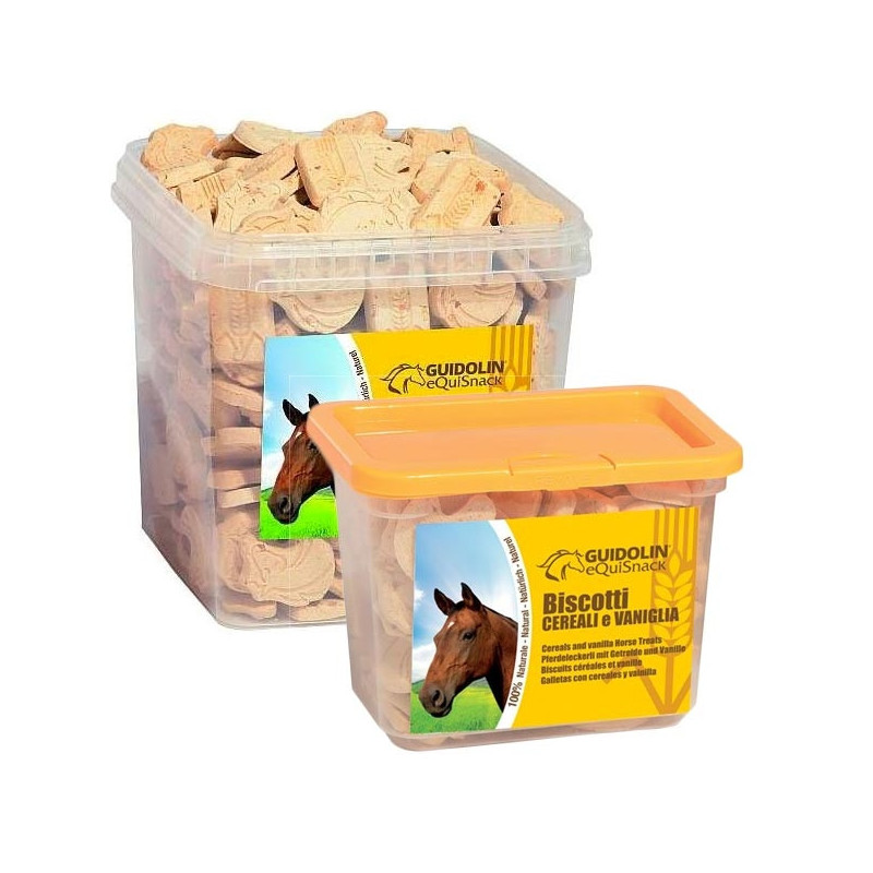 2G PET FOOD GUIDOLIN GIANNI Equisnack Biscotti ai Fiocchi di Cereali et Vaniglia 700 g. 2G PET FOOD GUIDOLIN GIANNI Equisnack Biscotti ai Fiocchi di Cereali et Vaniglia 700 g.
