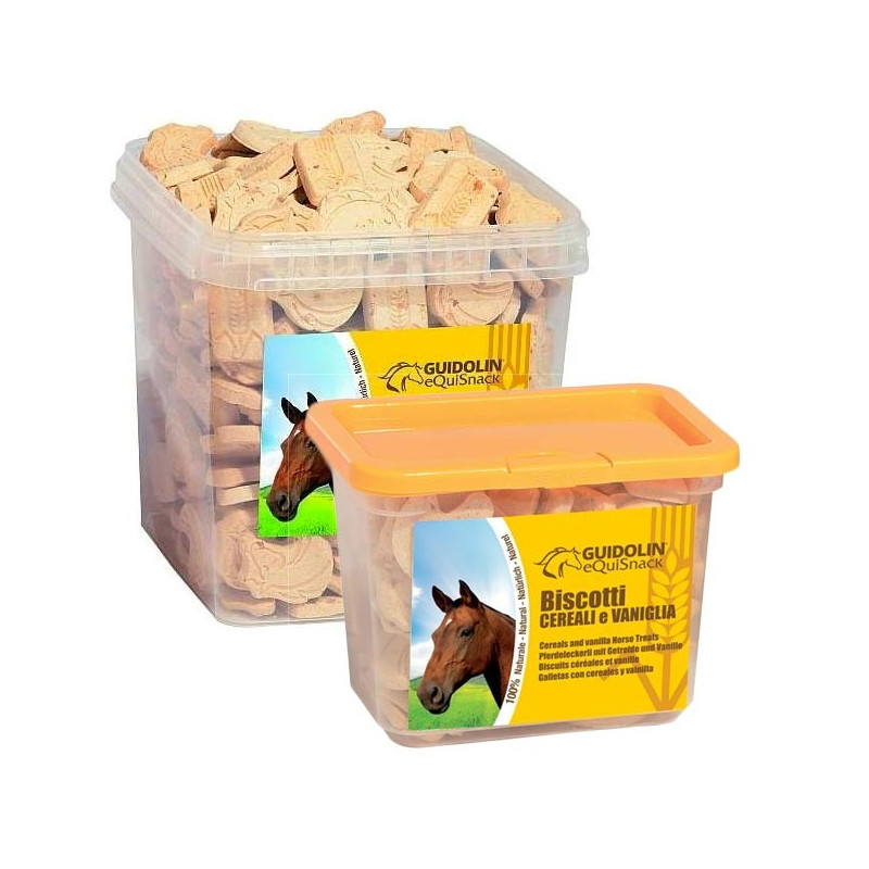 2G PET FOOD GUIDOLIN GIANNI Equisnack Biscuits with Cereal Flakes and Vanilla 700 gr.
