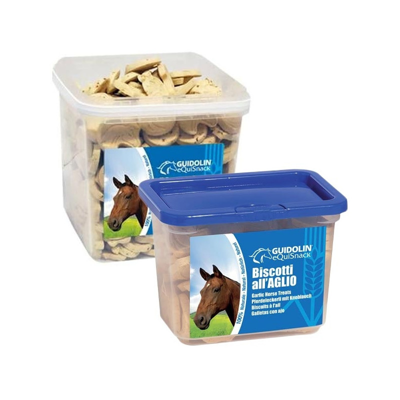 2G PET FOOD GUIDOLIN GIANNI Equisnack Garlic Biscuits 700 gr.