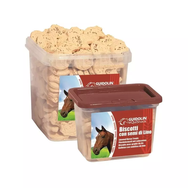 2G PET FOOD GUIDOLIN GIANNI Equisnack Biscuits with Linseed 700 gr. 2G PET FOOD GUIDOLIN GIANNI Equisnack Biscuits with Linseed 700 gr.