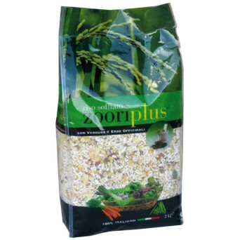 Zoorì Plus Puffed Rice with Vegetables and Officinal Herbs 2 kg.
