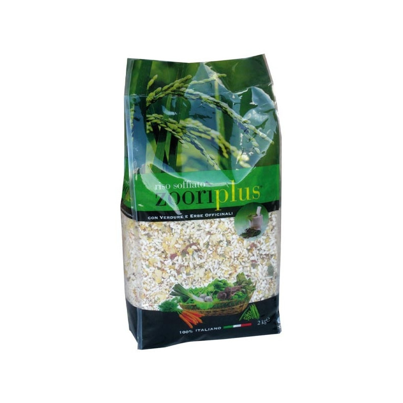 Zoorì Plus Puffed Rice with Vegetables and Officinal Herbs 2 kg.