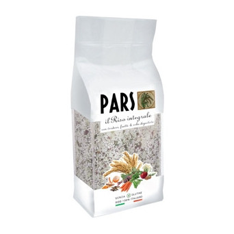 Pars Wholemeal Puffed Rice with Vegetables, Fruits and Digestive Herbs 1 kg.