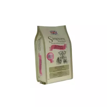 SIMPSONS Premium Hund Erwachsener sensibler Lachs und Kartoffeln 12 kg