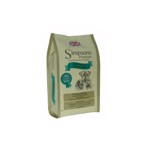 SIMPSONS Premium cane adult sensitive agnello e patate 12 kg - 