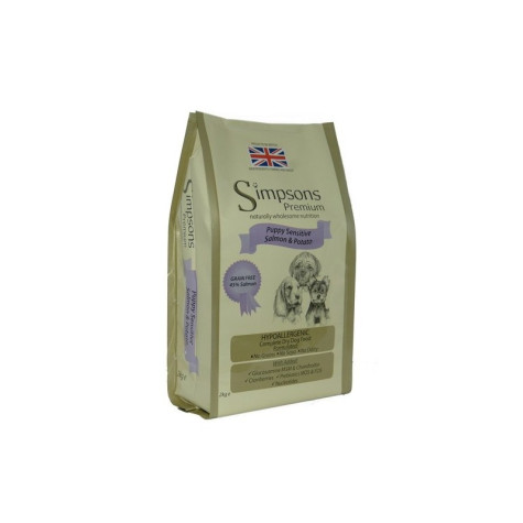 SIMPSONS Premium puppy sensitive salmone e patate 2 kg - 