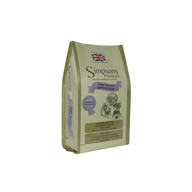 SIMPSONS Premium puppy sensitive saumon et pommes de terre 12 kg SIMPSONS Premium puppy sensitive saumon et pommes de terre 12 kg