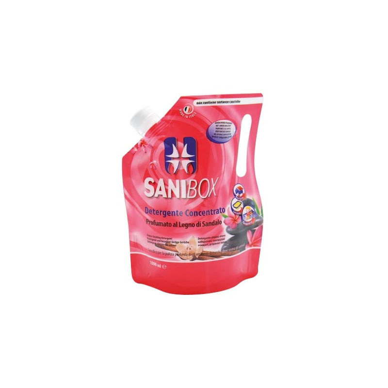 PROFESSIONAL PETS Detergente Sanibox Profumato al Legno di Sandalo 1 lt.