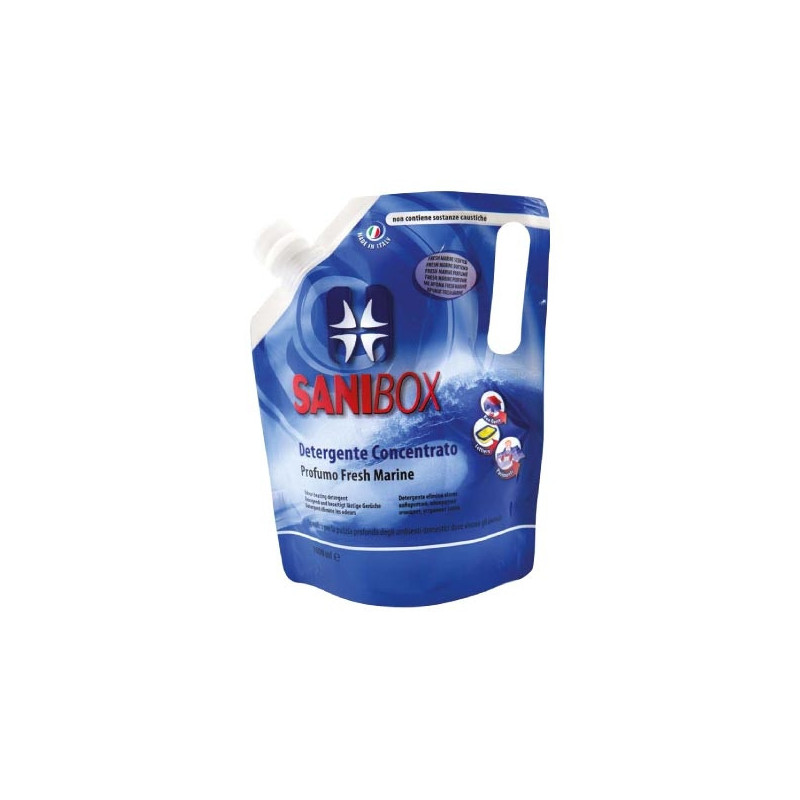 PROFESSIONAL PETS Detergente Sanibox Profumato Fresh Marine 1 L. PROFESSIONAL PETS Detergente Sanibox Profumato Fresh Marine 1 L.