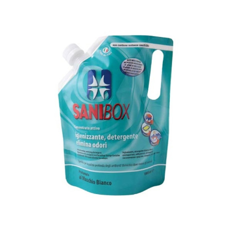 PROFESSIONAL PETS Detergente Sanibox Profumato al Muschio Bianco 1 lt. - 