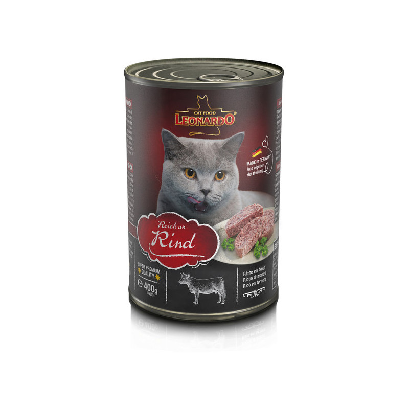 Leonardo Bœuf 400 g (Boîte) Leonardo Bœuf 400 g (Boîte)