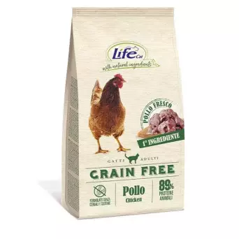 LIFE PET CARE Natural Ingredients Adult Grain Free con Pollo e Patate 400 gr. - 