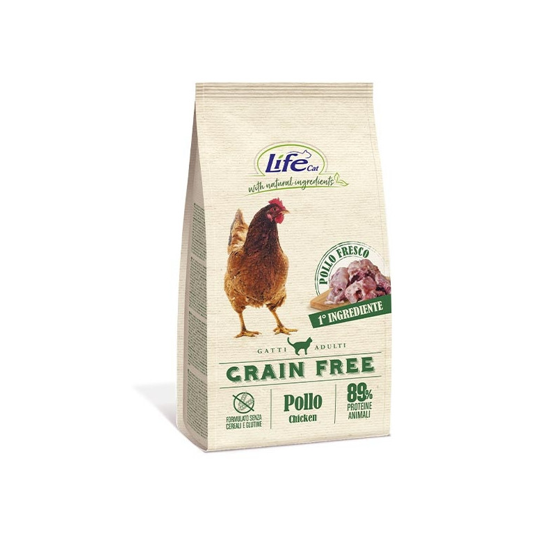 LIFE PET CARE Natural Ingredients Adult Grain Free avec Poulet et Pommes de terre 400 g. LIFE PET CARE Natural Ingredients Adult Grain Free avec Poulet et Pommes de terre 400 g.