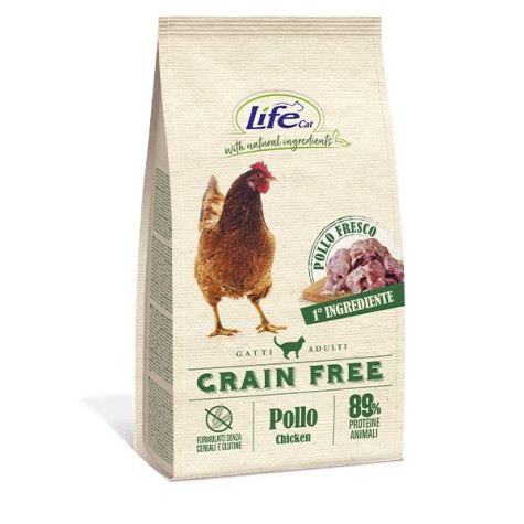 LIFE PET CARE Natural Ingredients Adult Grain Free with Chicken and Potatoes 400 gr.