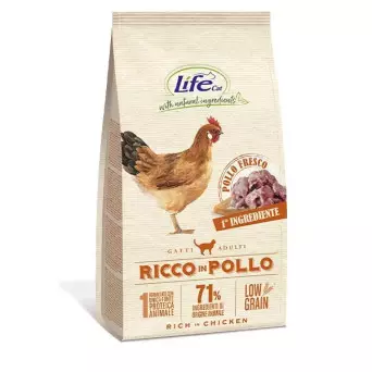 LIFE PET CARE Natural Ingredients Adult Low Grain Ricco in Pollo 400 gr. - 