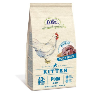 LIFE PET CARE Natural Ingredients Kitten con Pollo 1,5 kg. - 