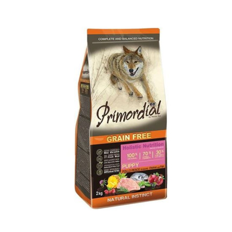 PRIMORDIAL Dry Food for Puppies Chicken and Fish Grain Free 2 kg.