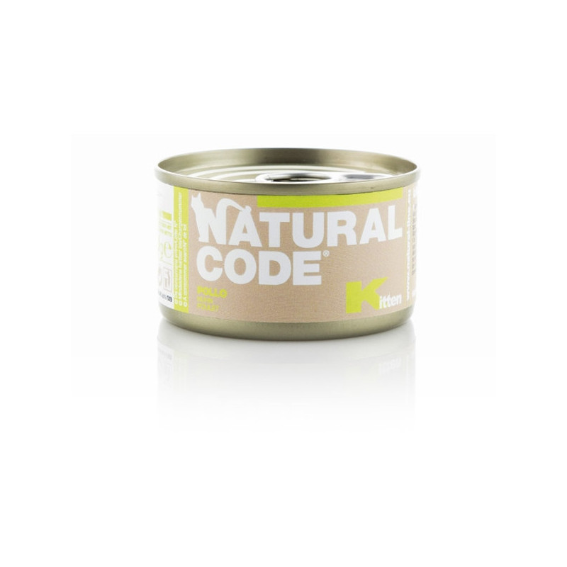 Natural Code - Kitten Poulet 85 g. Natural Code - Kitten Poulet 85 g.