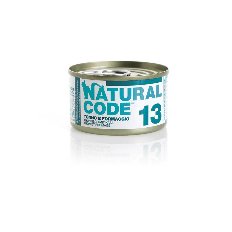 Natural Code 13 Tonno e Formaggio 85 gr.
