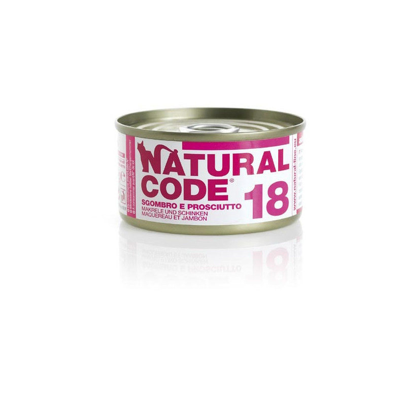 Natural Code - 18 Sgombro et Prosciutto 85 g. Natural Code - 18 Sgombro et Prosciutto 85 g.