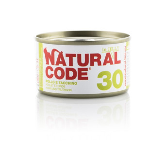Natural Code - 30 Pollo e Tacchino in Jelly 85 gr. - 