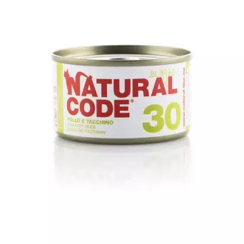 Natural Code - 30 Pollo e Tacchino in Jelly 85 gr. - 
