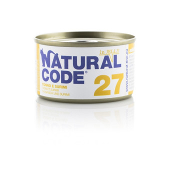 Natural Code 27 Tonno e Surimi 85 gr.(jelly ) - 