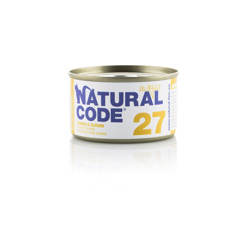 Natural Code 27 Thon et Surimi 85 g.(jelly )