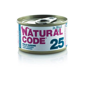 Natural Code - 25 Hühnchen und Sardinen 85 gr.