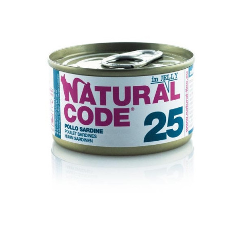 Natural Code - 25 Chicken and Sardines 85 gr.