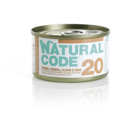 Natural Code 20 Tonno Fagioli Alghe e Riso 85 gr. - 