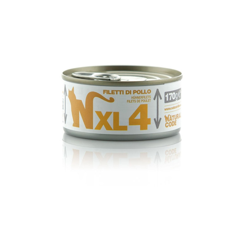 Natural Code - XL 4 avec Filetti di poulet 170 g. Natural Code - XL 4 avec Filetti di poulet 170 g.