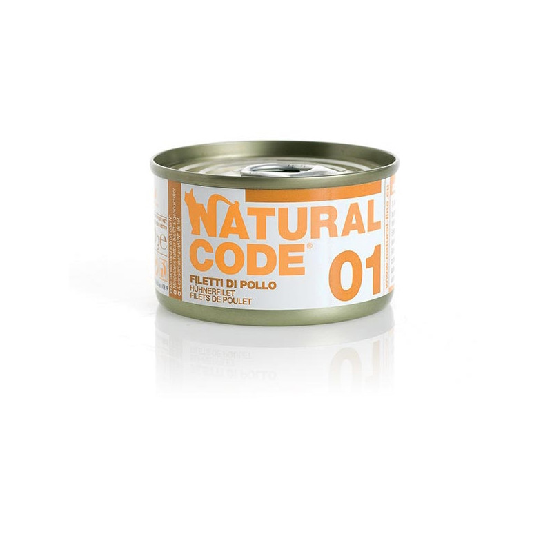 Natural Code 01 Filetti di poulet 85 g. Natural Code 01 Filetti di poulet 85 g.