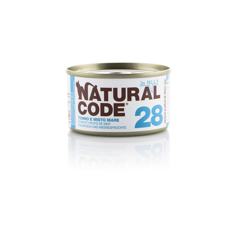 Natural Code - 28 Tuna and mixed sea in jelly 85 gr.