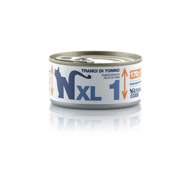 Natural Code - XL 1 with Tuna Slices 170 gr.