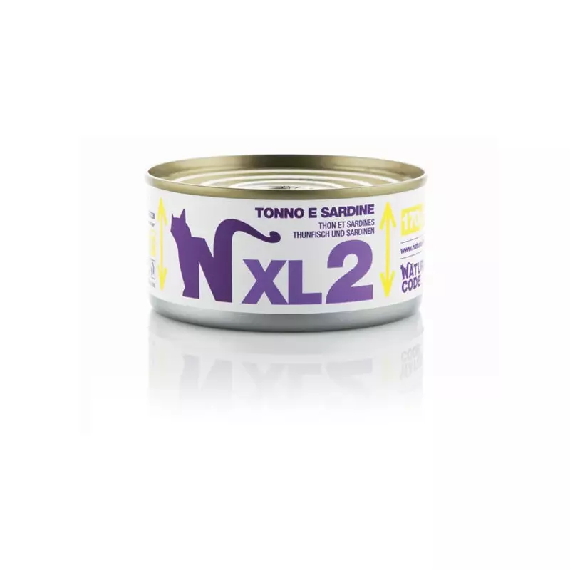 NATURAL CODE - XL 2 con Tonno e Sardine 170 gr. NATURAL CODE - XL 2 con Tonno e Sardine 170 gr.