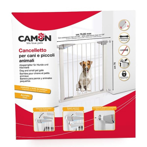 CAMON for Dogs and Small Animals Gate - C080 1 Accessory | h76 x 79/86 cm