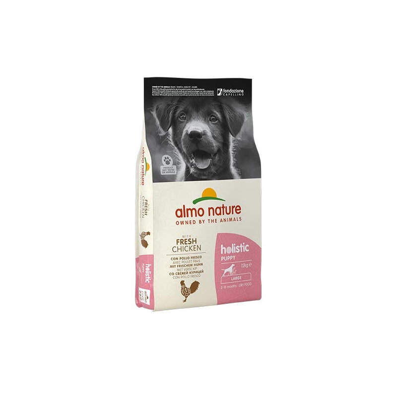 ALMO NATURE Holistic Large Puppy Poulet et Riz 12 kg. ALMO NATURE Holistic Large Puppy Poulet et Riz 12 kg.
