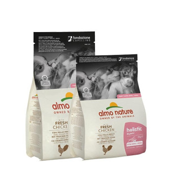 ALMO NATURE Holistic Small Puppy Chicken and Rice 2 kg.