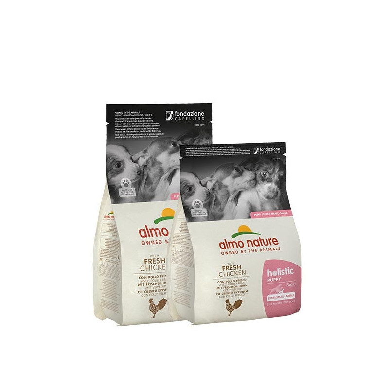 ALMO NATURE Holistic Small Puppy Poulet et Riz 2 kg. ALMO NATURE Holistic Small Puppy Poulet et Riz 2 kg.